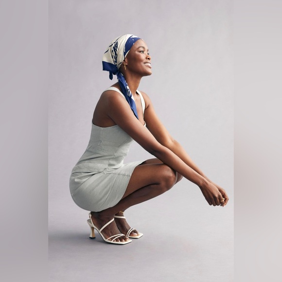 Anthropologie Square-Neck Mini Dress - Picture 4 of 17